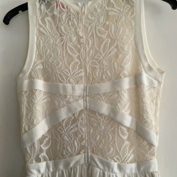 NWOT Love...Ady Lace Fit & Flare Dress White - Picture 7 of 9